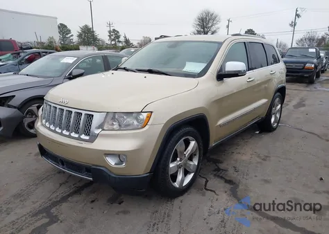 2011 Jeep Grand Cherokee Overland из США, поврежденный, VIN 1J4RR6GG5BC632829
